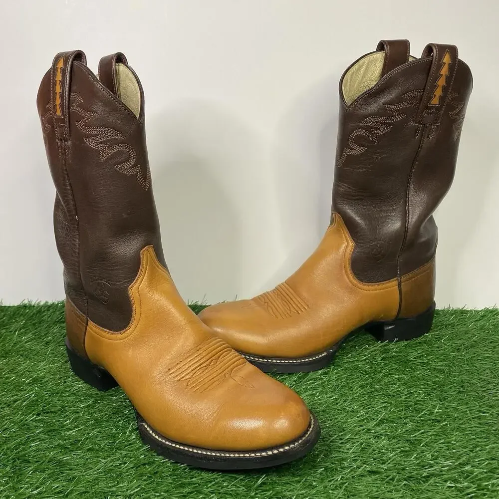 Ariat Women's Size 6 B ATS Pro Brown Leather Western Cowgirl Boots 17140 - Picture 12 of 15